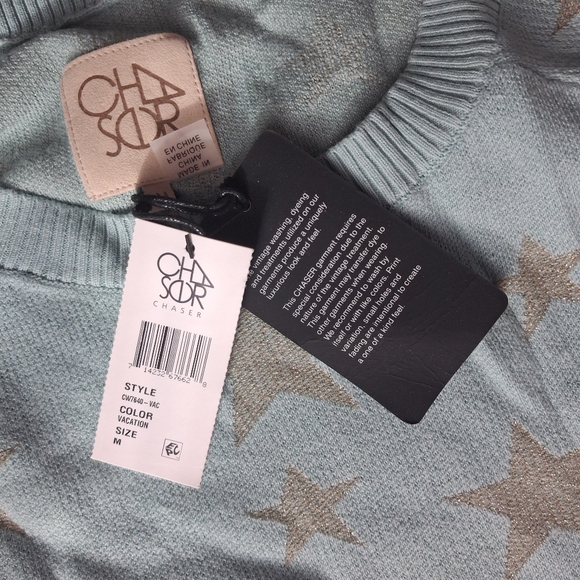 Chaser Stars Raglan Pullover Sweater - Picture 5 of 6